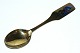 Christmas spoon 
1966 A. 
Michelsen
Escape to 
Egypt
Drawn by 
Jørgen Dahlerup
Gold plated 
...