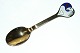 Christmas spoon 
1978 A. 
Michelsen
Solstice
Designed by 
Vibeke Alfelt
Gold plated 
...