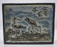 Royal 
Copenhagen 
Stoneware 22122 
RC Relief 
birds, 23 x 
28.5 cm Knud 
Kyhn, May 1964. 
In nice and ...