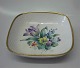 Bing and 
Grondahl Saxon 
Flower on white 
porcelain 194 
Tray, square 11 
x 11 cmMarked 
with the ...