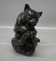 Bing & Grondahl 
Stoneware Cat 
ca 24 x 17 x 13 
cm  by Jean 
Rene Gauguin
. In nice and 
mint ...