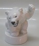 Royal 
Copenhagen 
Stoneware Polar 
bear on round 
base ca 10 cm 
0233 (1003 233) 
White bear cub 
paw ...