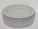 Royal 
Copenhagen Blue 
Line, small 
dinner plates.
Designed by 
Grethe Meyer in 
...