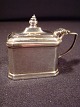 British silver 
salt cellar 
with lid .925 s 
sterlingmed 
blue glass 
inside a LTD 
BROS ADIE ...