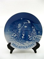 B&G Christmas plate 1984