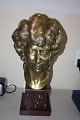 Siegfriend 
Wagner Bronce 
Bust of a Young 
Jewish Lady 
from 1904. 
Measures 21" 
high and the 
Marble ...