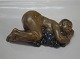 Bing & Grondahl 
Stoneware B&G 
4020 Woman with 
grapes KN 11 cm 
from 1912 . In 
nice and mint 
...