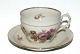 KPM Rosenborg Teacup and saucer.The cup measures 9.2 cm. in diameter.Beautiful and well ...