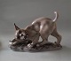 Rare Dahl Jensen figurine
1025 Desert lynx (DJ) 23 cm  with base