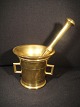 Brass mortar. 
From the end of 
1800

