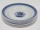 Royal 
Copenhagen 
Tranquebar, 
soup plates.
Decoration 
number 11/947.
Diameter 23 
...