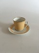Royal 
Copenhagen 
Bernstorff 
Espresso Cup 
and Saucer No 
9535. Cup 
measures 5.5 x 
6 cm.