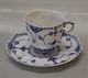 Old version 
with feet  
Royal 
Copenhagen Blue 
Fluted Full 
Lace 1037-1 Cup 
 5.5 x 6.5 cm 
and ...