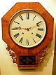 Waterbury clock 
from late 19th 
century  65x44 
cm.