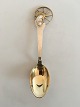 Anton Michelsen 
Christmas Spoon 
1942 Gilded 
Sterling Silver 
with enamel.
Madonna and 
Child is ...