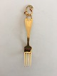 Anton Michelsen 
Christmas Fork 
1948 Gilded 
Sterling Silver 
with Enamel
The Christmas 
goat (or ...