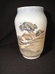 Royal 
Copenhagen Vase 
with Scene of 
Little House on 
the meadow with 
ocean views.
 Royal No ...