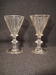 Schnapps glass 
on stem with 
button and 
sharp 
mollex.kummen 
tip optical 
Helstribet. 
Holmegaard ...