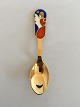 Anton Michelsen 
Gilded Sterling 
Silver 
Christmas Spoon 
1989. Designed 
by: Hans  Voigt 
 ...
