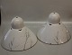 Luciana Lamps 
Anne Marie 
Trolle Royal 
Copenhagen Pair 
of Lampshades 
in porcelain 
Modern design 
...