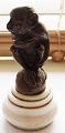 Bronze Monkey on Ivory Stand