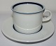 Royal 
Copenhagen 
Indigo Coffee 
Cup and Saucer 
No 14910. 
Measures 7.8 
cm.