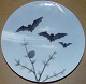 Royal 
Copenhagen Bat 
Wall Plate No 
22. Measures 
22cm, first 
quality and in 
good condition.