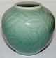 Royal Copenhagen Unique Nils Thorsson vase in Celedon Glaze