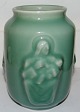 Royal Copenhagen Stoneware vase with Celedon Glaze by Jais Nielsen "Maria with 
Child"