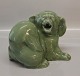 Royal 
Copenhagen 
Stoneware dog  
Celadon 2565 
Pekingese 
Snarling KK 17 
x 22 cm. In 
nice and mint 
...