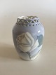 Royal 
Copenhagen Art 
nouveau Vase 
with Pierced 
top No 363/224. 
Measures 9,5cm 
and is in good 
...