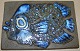 Royal 
Copenhagen 
Aluminia Relief 
with fish No 
164/2912. 
Measures 30cm x 
20cm and is in 
good ...