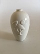 Royal 
Copenhagen Arno 
Malinowski Vase 
No 3300. 
Measures 10,5cm 
and is in good 
condition. 
Marked ...