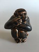 Royal 
Copenhagen 
Stoneware 
Gorilla 
Figurine No 
20187. Measures 
8,5cm and is in 
good condition.