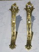 Rair og 
candleholders 
for the wall. 
Height 30 cm. 
Ca 1900.