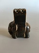 Bing & Grondahl 
Elephant with 
Howdah No 2128 
in stoneware. 
Measures 9cm x 
8cm and is in 
good ...