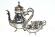 Corh Mocha 
service, Silver
 Rococo-shape, 
Year 1960
 Stamped: 
Three Towers 
"60" Cohr
 ...