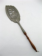 Pewter serving spoon