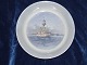 Royal Copenhagen Theodor Kjolner Unique bowl with ship from 1939