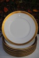 Royal Porcelain 
Royal 
Copenhagen  No. 
607. White 
porcelain with 
wide gold rim. 
Plate No. ...