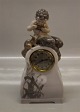 Royal Copenhagen figurine 
1922 RC Faun & Squirrel clock case Chr. Thomsen 1918 25 x 11 cm