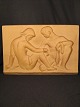 Michael 
Andersen
 Bornholm 
ceramics
 Harold 
Isenstein.
 Relief. No. 
6395
 Signed: ...