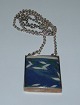 Mogens 
Bjorn-Andersen 
Sterling Silver 
pendent with 
large stone. 
Measures 3.7 cm 
x 3.3 cm / 1 
...