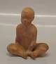 Valdemar 
Pedersen Terra 
Cotta sculpture 
"Knud" Signed 
VP 12 cm