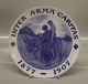 The Good 
Samaritan. 
Inscription: 
INTER ARMA 
CARITAS 
(Charity in 
war) 1877-1907. 
Made on the ...