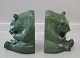 Green Glazed 
Jade 375 VIII 
Ipsen Bear 
Bookstands 17 
cm Axel 
Sørensen pre 
1927 Denmark 
Ipsen ...