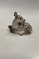 Royal 
Copenhagen 
Figurine Fawn 
No 2609. 
Measures 16cm x 
13cm 6.30 inch 
x 5.12 inch) by 
Knud Kyhn