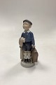 Royal Copenhagen Monthly Figurine June - Schoolboy with Bag No. 4528Designed by Hans Henrik ...