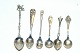 Salt Spoons in 
silver plate 
and stainless 
steel, in 
various 
patterns:
 All very nice 
and well ...