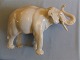 Royal Copenhagen Figurine Elephant No 1373 White and Grey Version